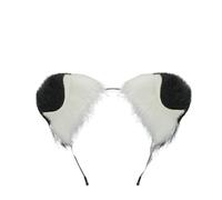 Generico Cerchietto fatto a mano con orecchie da cane kawaii - Orecchie da lupo simulate per feste serali anime(Color 6)