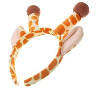 Generico Cerchietto Leggero e Dalla Texture Morbida per Chioma Corna e Orecchie di Giraffa in Peluche Accessorio Carino per Donne per Feste di Compleanno e Cosplay