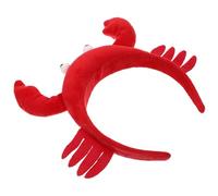 Generico Cerchietto per Chioma Animale Cartone Animato Rosso, Accessorio Costume Divertente e Plastica per Feste e Travestimenti