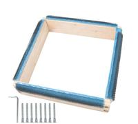 Generico Cerchio per Punto Croce - per Scorrimento per Ricamo Fai da Te Riutilizzabile, Forniture per Cucito con Ago, per Ricamo in Legno Resistente Cornici Artigianali per Ricami per Cucire Stof