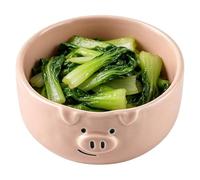 Generico Cereal Bowls - Ceramic, Animal Shape Tableware, Dessert Serving Bowl | Porcelain Noodle Bowl, Snack Dish, Cute Kitchen Dinnerware For Women Girls Students Dorm Apartment Home Restaurant Use