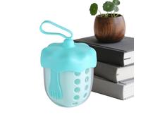 Generico Cereal Cups To Go - 600ml Leak Proof Storage, Portable Fruit Cup Strainer | Fresh Produce Washing Draining Container, Reusable Food Preparation Transport Watermelon Tomato Berry Home Use