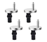 Generico Cerniere for Sedile WC, 2 Pezzi, Fissaggio Superiore, Confezione da 2, Viti di Ricambio for Montaggio rapido, for Accessori for mobili da Bagno