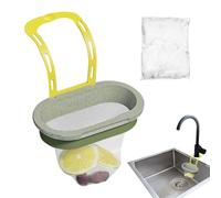 Generico Cestello Colino Per Lavello Cucina | Rete Raccolta Rifiuti Per Lavello,Evita Intasamenti Filtro Avanzi Con 50 Sacchetti A Maglie Per Casa Ristorante