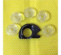 Generico Cestello Porta Bobine spoline e 5 Bobine Compatibile per Macchine da Cucire Singer, Prodotti di Alta qualità Apollo