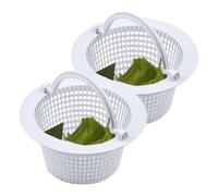 Generico Cestello Skimmer per Piscina,2 Pezzi Filtro Pulizia Sostituzione Drenaggio - Cestelli Skimmer per Piscina con Manici - per Vasca Idromassaggio Rimuovere Foglie Detriti Giardino Patio