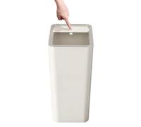 Generico Cestini Dei Rifiuti Con Coperchio - Patume da Bagno - Patumiera Compatta 10L Per Bagno Toilette Dormitorio Ufficio Casa Angolo Lavello Camera Da Letto Interno