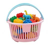 Generico Cestini Portaoggetti - Cestino Portaoggetti Da Doccia Da 6,3x3,54 Pollici, Mini Contenitore PortaoggettiCon Manici, Soluzione Multiuso Per Dormitorio | Appartamento Scuola Aula Asilo Bagno