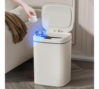Generico Cestino intelligente, Cestino intelligente, Pattumiera da bagno elettrica automatica senza contatto, Pattumiera stabile di grande capacità con coperchio per soggiorno, sala studio