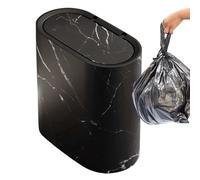 Generico Cestino Per Bagno Con - modern compact versatile Coperchio Sottile Secchio Della, durable, Spazzatura Design Interni Cucina, Lavanderia Camera | Multipurpose Outdoor Indoor Utility