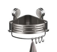 Generico Cestino Per Doccia Con Aspirazione - Rack Triangolare Montato A Parete, Contenitore Multiuso | Spazzolino Da Denti, Shampoo, Balsamo, Vanità, Vasca Da, Cucina, Lavanderia, Supporto