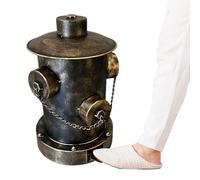 Generico Cestino Per Rifiuti,A Forma Di Idrante Antincendio Con Grande Capacità E Pedale,Contenitore Per Immondizia - Per Esterno Auto Ufficio Casa Camera Da E Bagno