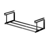 Generico Cestino Portaoggetti Sottopensile, Telescopici per Mobili, Vassoio Regolabile Antiscivolo per Bagno Cucina Dispensa