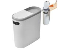 Generico Cestino Spazzatura Con Coperchio -32cm Contenitore Rifiuti 10L Compatto Per Interni | Pattumiera Pop-Up Da Tavolo In Leggera | Portarifiuti Twist Bagno Cucina Ufficio Casa