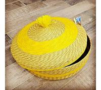 generico Cesto Cestino Portapane Carasau sardo 44 x 25 cm Porta Pane Bicolore Pane Medio Giallo