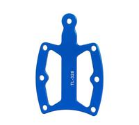 Generico Chainring Wear Indicator | Aluminum Alloy Portable Pedal Shape