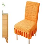 Generico Chair Seat Covers - Removable Washable Elastic Protectors for Dining Chairs | Soft Stretch Fabric Chair Back Covers, Home Restaurant Banquet Wedding Party Holiday Furniture Protection