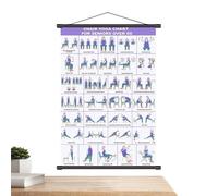 Generico Chair Yoga Chart, Chair Exercise Poster for Seniors And Adults