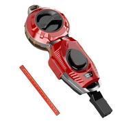 Generico Chalk Line Reel - High Precision Layout Marking Retractable Fast Internal Gear, Manual Locking Trigger + Fine Thread Cotton String | Resistant Industrial Grade Shell For Roofing & Wood