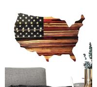 Generico Challenge Coin Display, Wooden Flag Holder, 14.17x8.27in Multi-Layer Structure, Patriotic Home Decor, Ideal for Bedroom & Living Room, Showcase Your Coins with Pride