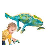 Generico Chameleon Toy Realistic Figurine Sensory Learning Model | Multi-Functional Educational Reptile Toy For Kids Children Young People Elderly Home Decoration Beach Play