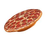 Generico Chapeau Pizza Drôle - Casquette Fantaisie en Forme de Tranche pour Déguisement, Soirée à Thème ou Carnaval - Accessoire Humoristique pours Adultes et