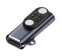 Generico Charger Adapter, Headphones Magnetic Converter, Compact Size Secure Fit Portable Design Lightweight Build, Charging Protection Adapter for Women, Men 1.14x0.47x0.39 Inches