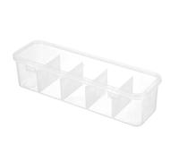 Generico Charger Cable Cord Storage Organizer, Desk Drawer Accessories Organizer, Stackable Electronics Cable Box, 10 Divider Compartment, Tidy Container For Cords, Chargers, And Wires