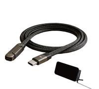 Generico Charger Cord - 4.9FT Adapter Wire 90 Angled Connector, Phone Charging Cable With Stand | Car Data Port Transfer Laptop Game Video Home Travel Workplace
