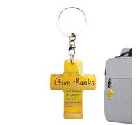 Generico Charm Religioso da Borsa | Ciondolo con Scrittura Biblica per Portachiavi - Charm Ispirazionale Unisex da Borsa per Preghiera Battesimo Compleanno Pasqua Natale Laurea
