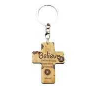 Generico Charm Religioso da Borsa | Ciondolo con Scrittura Biblica per Portachiavi - Portachiavi per Uomo Donna Valigia Borsa Zaino Portafoglio Auto Viaggio Compleanno Pasqua