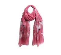 Generico Charmant66 sciarpa da donna leggera sciarpa lunga sciarpa asciugamano semifoulard velo strandtuch lc20-3 rosa scuro Taglia unica