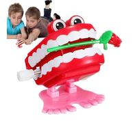 Generico Chattering Teeth Wind Up To - Walking Babbling Toy, Feet Props, Gag Joke Novelty | Funny Small Feet Knickknack for Kids Boys Girls, Wind Up Chattering Teeth, Halloween Prank, 1*Pc