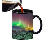 Generico che cambia colore, sensibile al calore | rivelatrice in ceramica che cambia calore,in ceramica dal design 'boreale, sensibile al per bevande calde e fredde