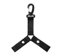 Genérico Cheerleading Pom Hanger - Team Tag Holder with Button, Pom Bag Clip For Easy Access, Reinforced Strap + Lightweight Material, For Cheerleading Competition Game Team Event School Dance