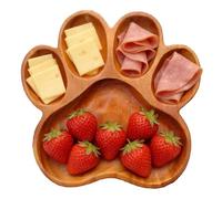 Generico Cheese Serving Board - Dog Themed Multi-Compartment Platter | Charcuterie Board Dessert Serving Trays For Christmas Birthday Housewarming Hosting Entertaining Kitchen Home Table And Others
