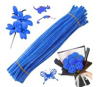 Generico Chenille Stems - Pipe Cleaner Wrapping DIY Kits, Chenille Bendable Stems For Floral Bouquet, Non-shedding DIY Bouquet, Chenilles Stem For Kids Preschool Birthday Party Holiday Home Decor