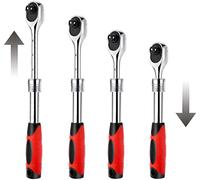 Generico Chiave a cricchetto 1/2" telescopico reversibile manico allungabile Art. 07373