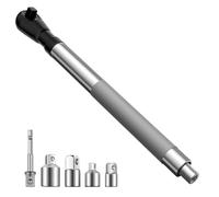 Genérico Chiave di compensazione | Estensore flessibile per chiavi, adattatore flessibile per trapano da 13 mm con 4 bicchieri per manutenzione meccanica, costruzione riparazioni domestiche elettriche