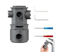 Generico Chiave Inglesi 16 in 1 Multifunzionale Wrench Tool Set per Faucet, Grigio, Nylon, 1PC