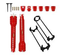 Generico Chiave Per Rubinetto - Lega Di Zinco PP | Set Da 16 Pezzi Per Installatore Lavello | Chiave Per Rubinetto - Con Impugnatura Morbida, Bocca Larga, Per Vasca Da Bagno, Lavabo, Tubatura 'a