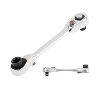 Generico Chiavi a cricchetto | 1/4 di Pollice Chiave a Doppia Testa per Riparazioni 72 Denti,Attrezzo a movimento di 5 gradi,per Spazi Ristretti in Motore, Vano Motore e Bicicletta