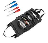 Generico Chiavi organizer per rotolo di attrezzi | Organizer per attrezzi in tessuto Oxford impermeabile 900D | Organizer per borsa degli con 5 tasche per, organizer per rotoli di pe