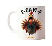 Generico Chicken Coffee Mug, 350ML Ceramic Cup with Ergonomic Handle, Animal Tea Mug for Halloween, Thanksgiving, Christmas, Birthday, Fall Autumn Parties, Home Kitchen Gift for Women Men Coworkers