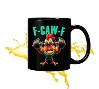 Generico Chicken Mug | 11oz Screaming Rooster Meme Cup | Crazy Hen Coffee Mugs for Halloween Holiday Christmas Birthday Fall Autumn Party Home Kitchen Women Men Coworkers Animal Lover's