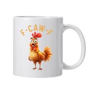 Generico Chicken Mug - Funny Rooster Ceramic 350ml Novelty, Rooster Coffee Cup | Humor Coffee Mugs Tea Cup For Men Women Friends Family Coworkers Beverage Wine Juice Beer Milk Home And Office