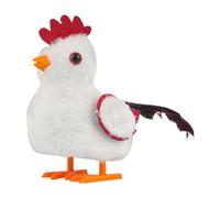 Generico Chicken Stuffed Animal, Electronic Walking Chirping Plush Toy, 9.84x3.54x6.1 Inches Soft Sensory Doll, Educational Learning Toy for Kids Boys Girls, Carry, Play, Yellow