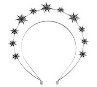 Generico Chiera Del Dea Alone, Fascia Da Sposa Scintillante, Fascia Per Capelli Da Sposa, Design Di Alone, Finitura In Metallo Scintillante, 19x17,5 Cm, Per La Moda Da Donna