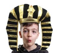 Generico Chiesa del egiziano - Ancient King Tutankhamon Hut | Helm in costume in Egitto regolabile | Coppia d'oro per adulti | Accessori Carnival Carnival