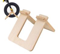 Genérico Childrens Balance Car Wood Parking Frame | Portable Bicycles Scooter Wooden Fixed Bracket - 20,8 X 7 X 1,2 cm Brake Balance Display Stand, Balancing Scooter Bracket For Chinese New Year